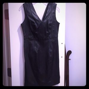 KENNETH COLE COLLECTION 100% leather dress
